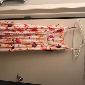 White Floral Maxi Dress